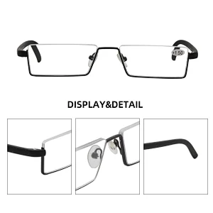 meeshow Alloy Reading Glasses TR90 Men women Eyeglasses metal Hyperopia Europe fashion reading glasses 2.0 2.5 3.0 3.5 T0417