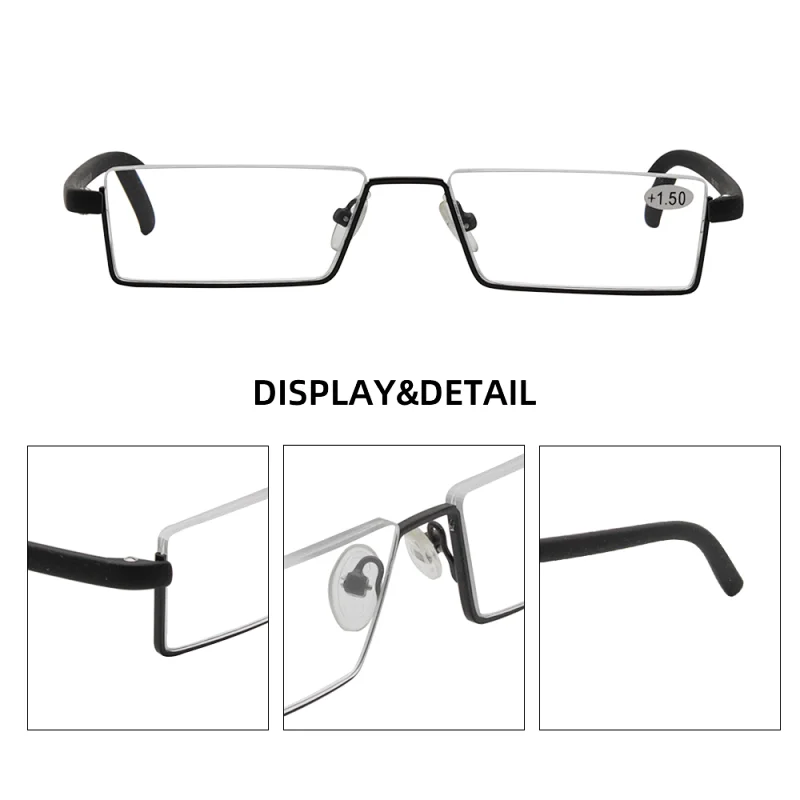 meeshow Alloy Reading Glasses TR90 Men women Eyeglasses metal Hyperopia Europe fashion reading glasses 2.0 2.5 3.0 3.5 T0417