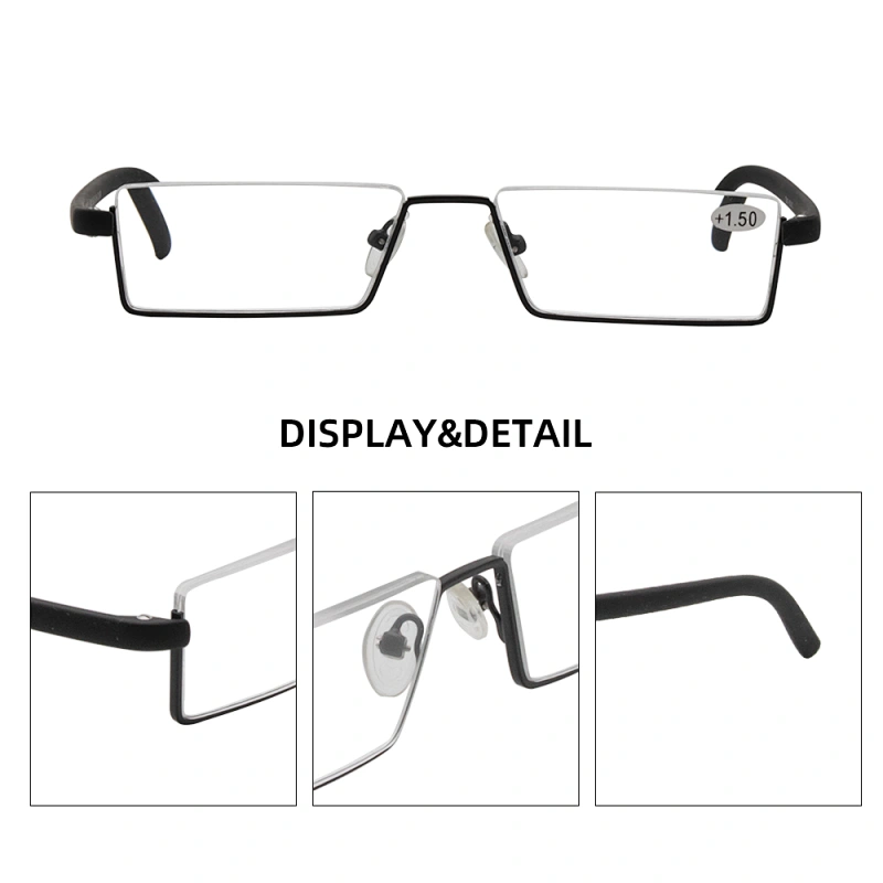 meeshow Alloy Reading Glasses TR90 Men women Eyeglasses metal Hyperopia Europe fashion reading glasses 2.0 2.5 3.0 3.5 T0417