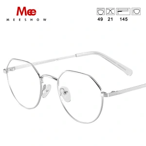 meeshow titanium alloy glasses frame women's fashion glasses glasses men myopia optical frame Europe prescription eyeglasses
