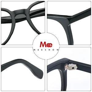 MEESHOW brand acetate glasses frame Men square optical Glasses clear myopia Europe stylish prescription glasses frame 1810