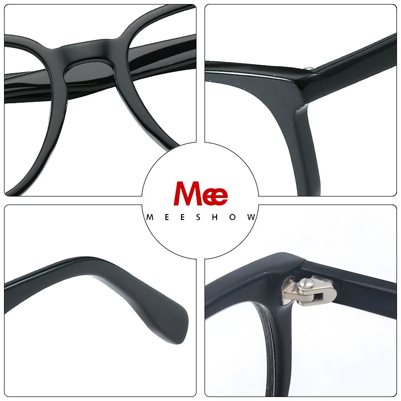 MEESHOW brand acetate glasses frame Men square optical Glasses clear myopia Europe stylish prescription glasses frame 1810