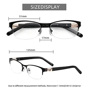 MEESHOW Anti Blue Light Blocking Men Reading Glasses CR-39 Resin Aspheric Glasses Lenses +0.5+1.25+0.75 presbyopia computer 5069