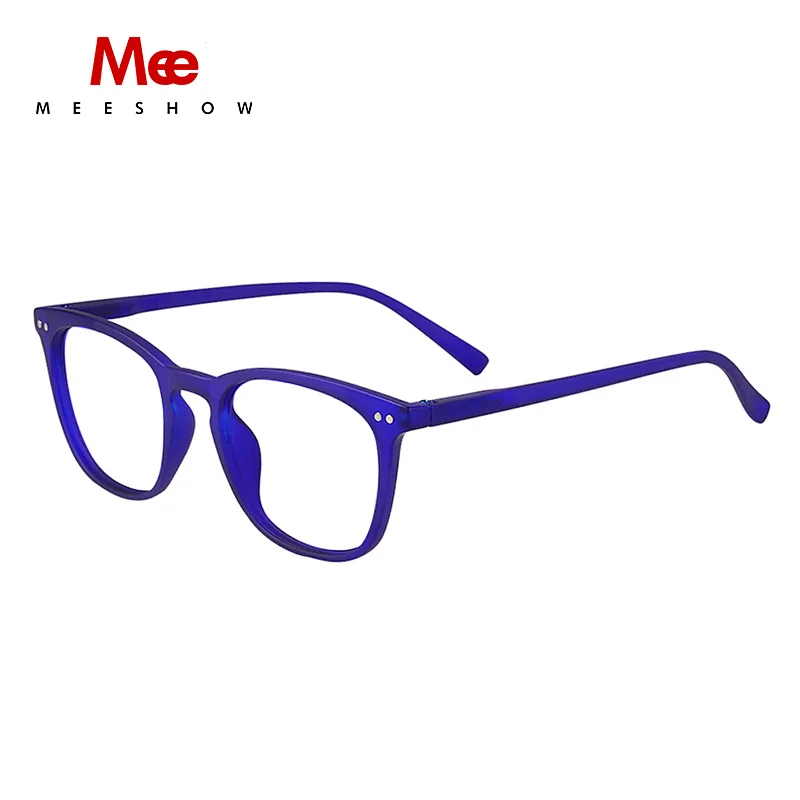 Meeshow Anti-Blue Ray lunettes de lecture carré hommes femmes lunettes avec dioptrie rétro Europe Style français lunettes +1.5 +2.0 1765