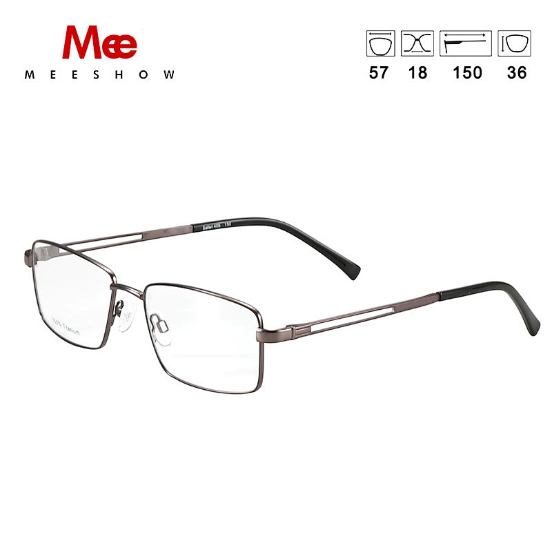 Pure Titanium glasses Men's glasses square ultrlight prescriptopn glasses preogressive large eyeglasses spectacle frame 8910