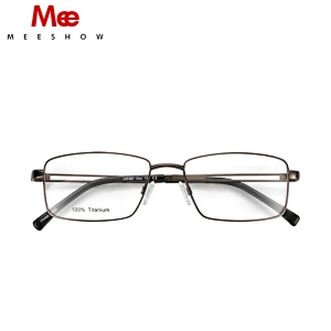 Pure Titanium glasses Men's glasses square ultrlight prescriptopn glasses preogressive large eyeglasses spectacle frame 8910