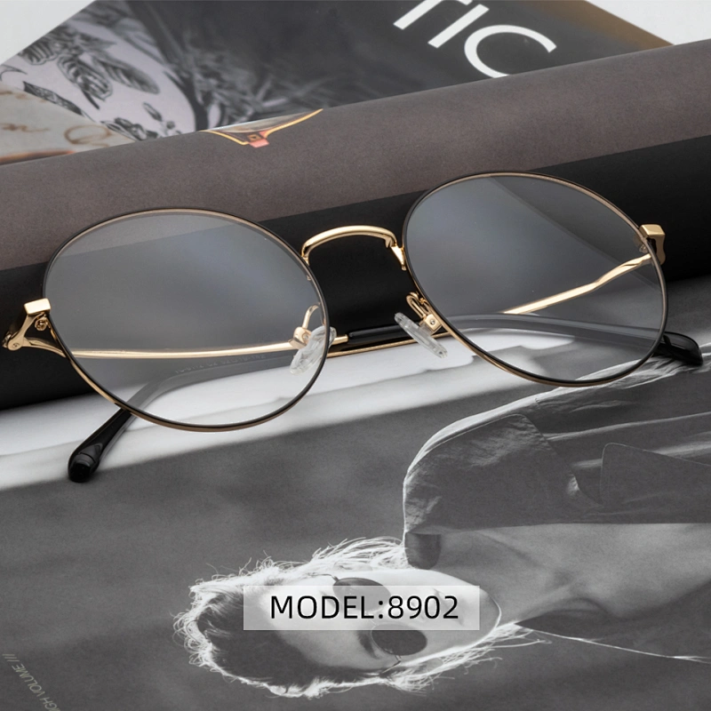 meeshow titanium ALLOY glasses frame men's fashion glasses ROUND glasses men myopia optical frame Europe prescription eyeglasses