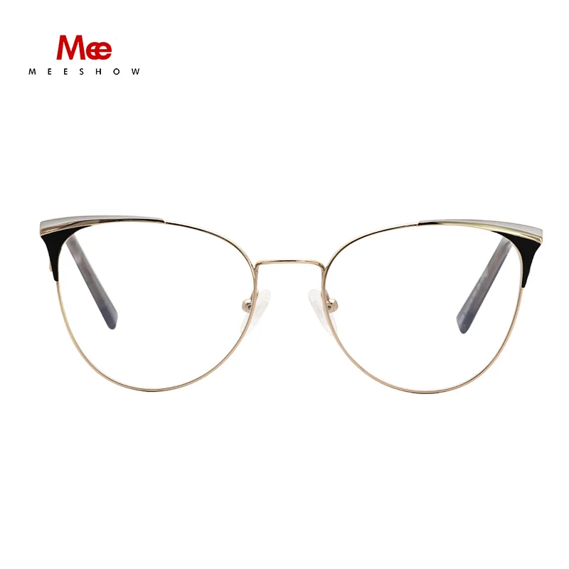 Meeshow designer Brand Alloy Glasses Frame Women Vintage cat eyes Prescription Eyeglasses new fashion Europe Optical Frame glass