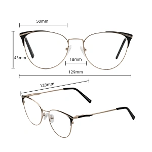 Meeshow designer Brand Alloy Glasses Frame Women Vintage cat eyes Prescription Eyeglasses new fashion Europe Optical Frame glass