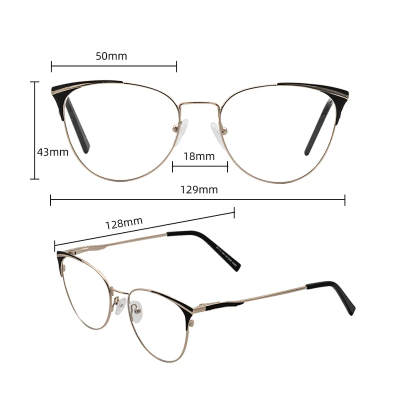 Meeshow designer Brand Alloy Glasses Frame Women Vintage cat eyes Prescription Eyeglasses new fashion Europe Optical Frame glass