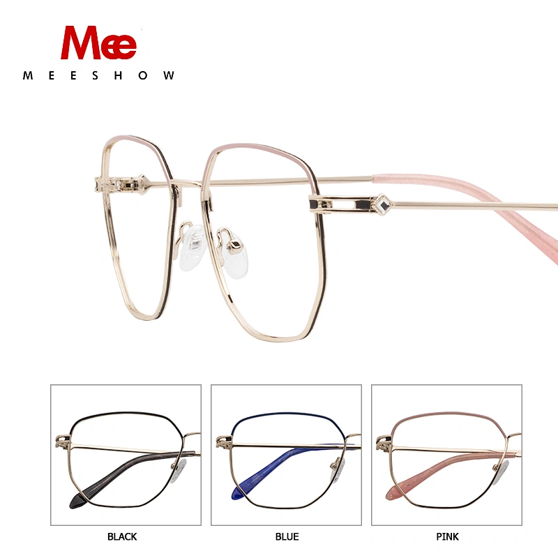 Meeshow Titanium alloy Glasses Frame Women Prescription Eyeglasses New Korean Myopia Optical Frames Europe fashion  Eyewear 6935
