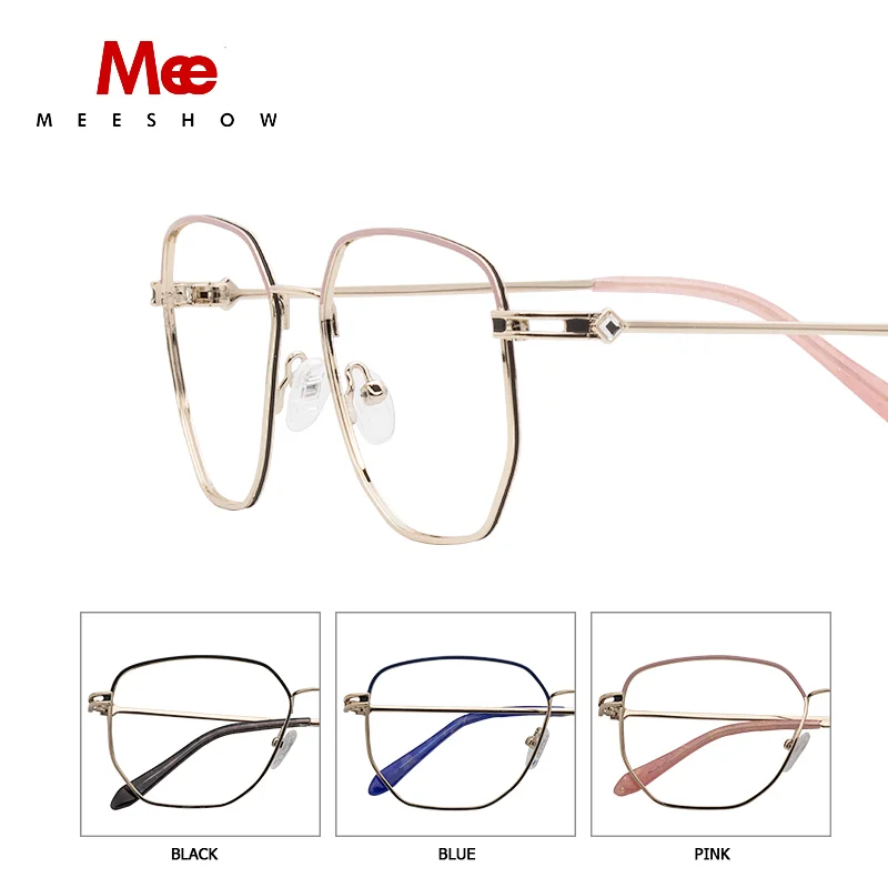Meeshow titane alliage lunettes cadre femmes Prescription lunettes nouvelle myopie coréenne cadres optiques Europe mode lunettes 6935