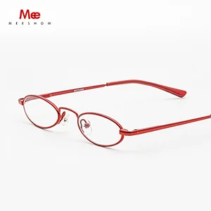 MEESHOW Stainless Steel Reading Glasses Woman Men Round Glasses With Alumium Case Europe Pocket Presbyopia +1.0 +1.5 +1.75 R1004