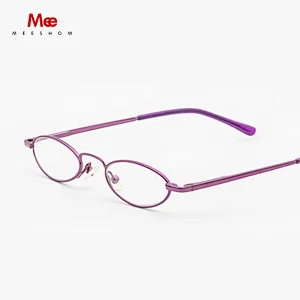 MEESHOW Stainless Steel Reading Glasses Woman Men Round Glasses With Alumium Case Europe Pocket Presbyopia +1.0 +1.5 +1.75 R1004