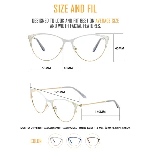 Messhow new glasses frame woman's cat eye glasses brand designe stylish prescription glasses myopia ladies computer glasses 6933