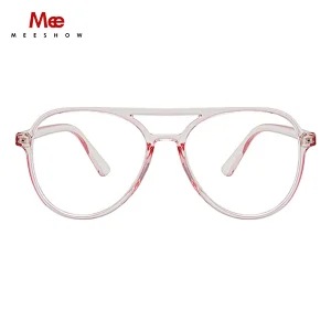 Meeshow TR90 Anti lumière bleue lunettes cadre hommes femmes ordinateur lunettes bleu blocage surdimensionné lunettes lunettes monture de lunettes