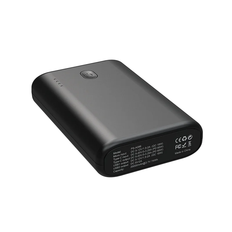 20000mah power bank with PD 65w fast charger