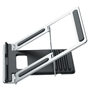 Ultra slim portable angle adjustable laptop stand