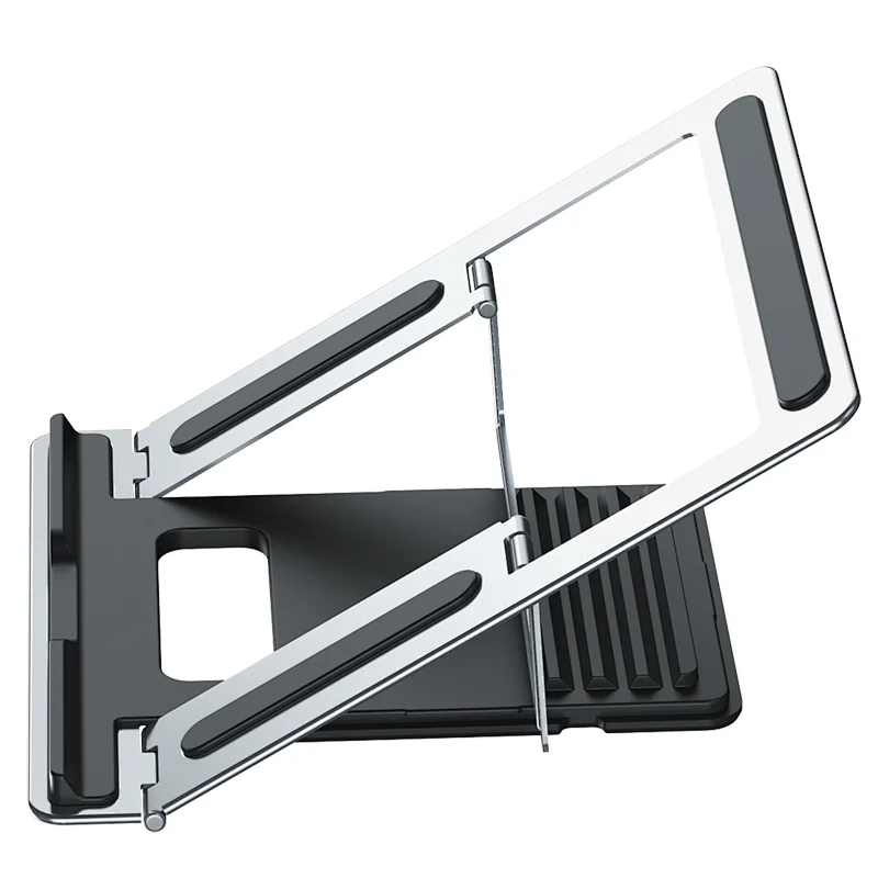 Ultra slim portable angle adjustable laptop stand