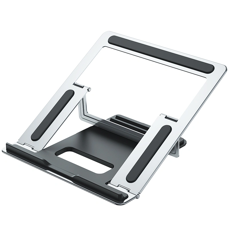 Ultra slim portable angle adjustable laptop stand
