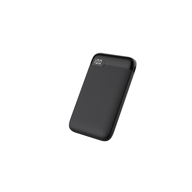 Ultra thin 5000mah LED screen portable power bank