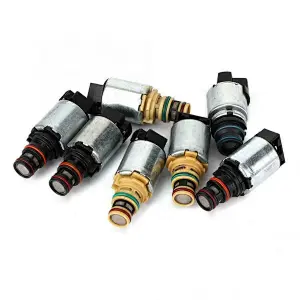 TRANSPEED 7Pcs 6T45E 6T40 Transmission Solenoid Set For Chevy Cruze LaCrosse Malibu Buick