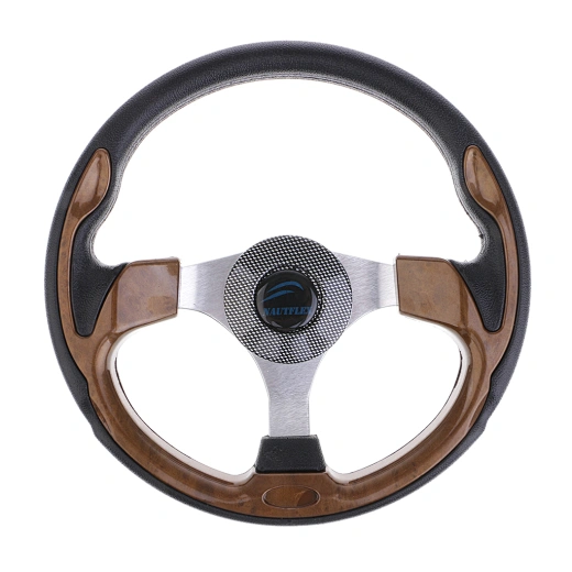 PU Foam Cover Boat Steering Wheels 3 Spoke 3/4" Tapered Shaft For Yacht BZFX-A11X