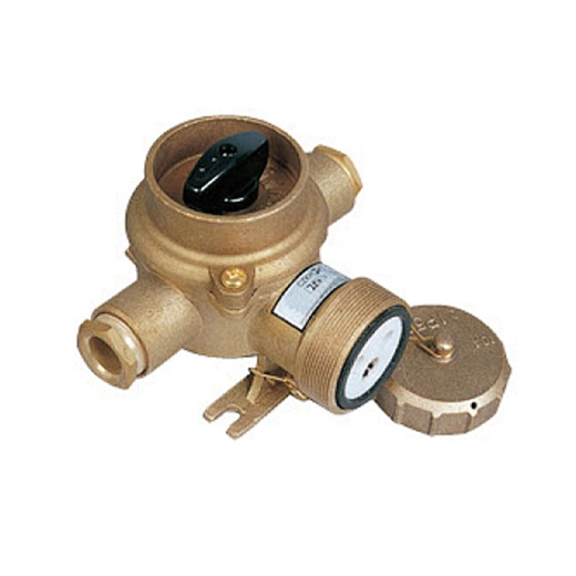 CZKH201 HNA 10A/16A Marine Brass Socket With Switch