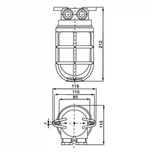 CCD6-2 Marine Pendant Light