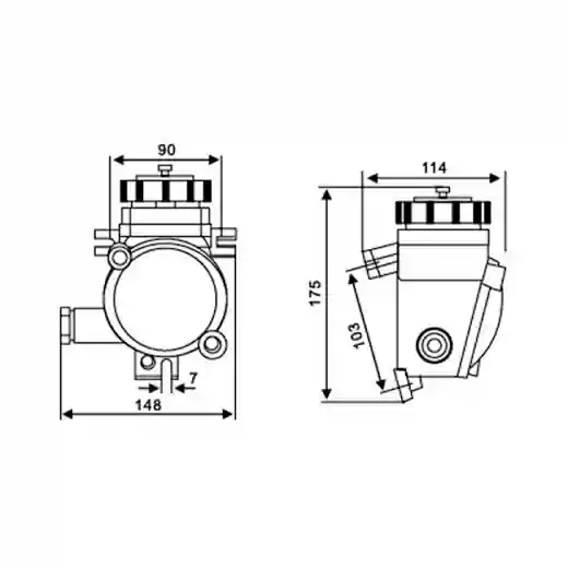 dCZH202-1 Brass Ex de IIC T6 250V/16A Explosion-proof Socket