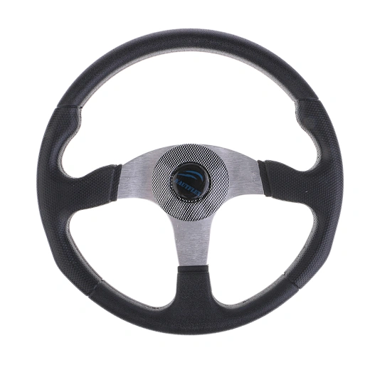 PU Foam Cover Boat Steering Wheels 3 Spoke 3/4" Tapered Shaft For Yacht BZFX-A01