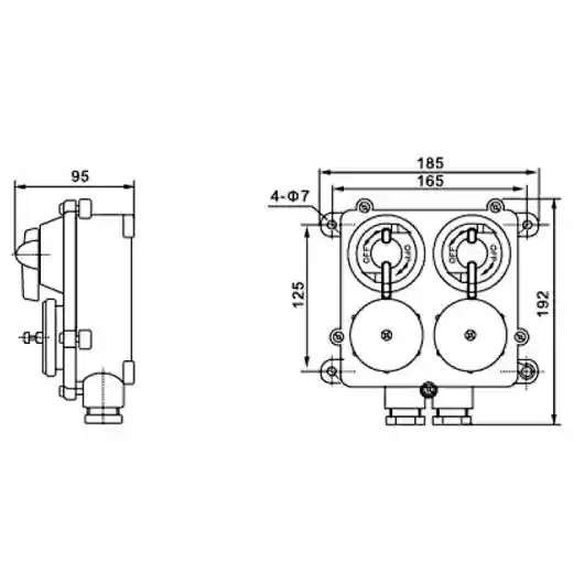 CZXS Marine Socket With Switch