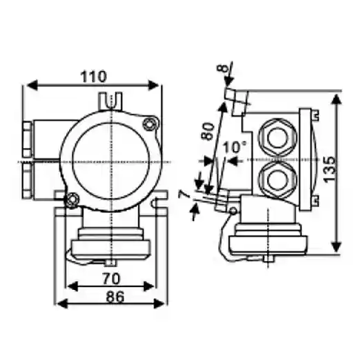 CZH202 HNA 10A-16A Marine Brass Plug Socket