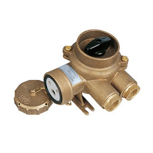 CZKH209 HNA 10A/16A Marine Brass Socket With Switch