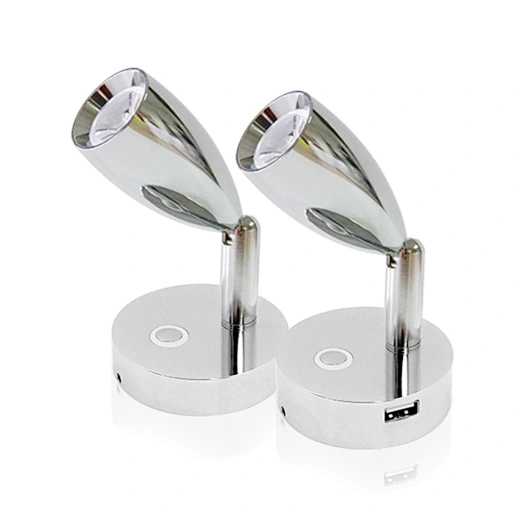 Touch Dimming Yacht Led Reading Light With USB Charger RL01
