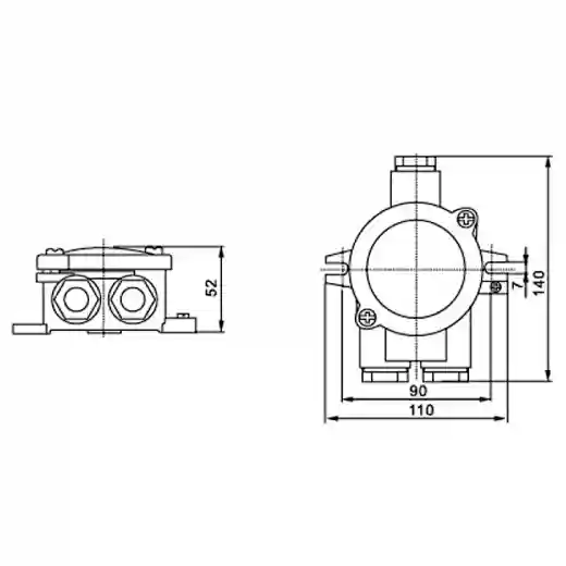 JXS302 10A Marine Nylon Junction Box