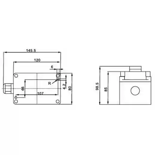 ZPB-2 Plastic Button Switch 220V/10A