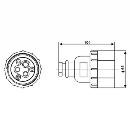 T-1MA Marine Water-tight Plug