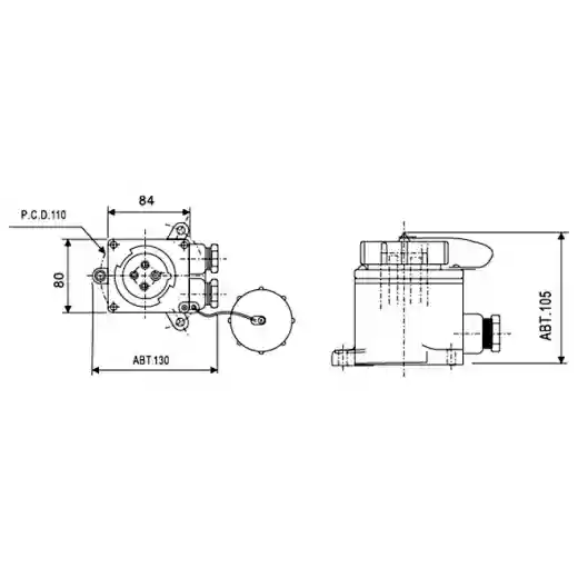 792764 IEC Marine Watertight Plug