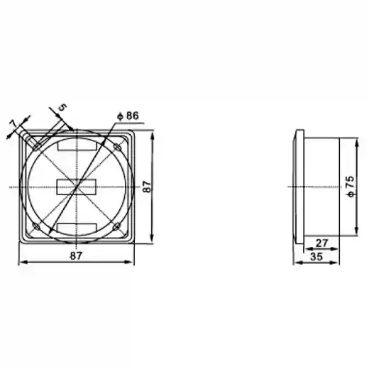 Marine Cabin Switch Socket 250V 16A
