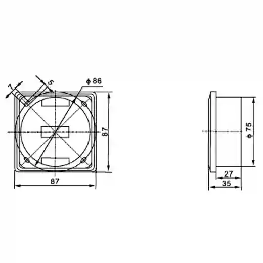 Marine Cabin Socket 250V 16A