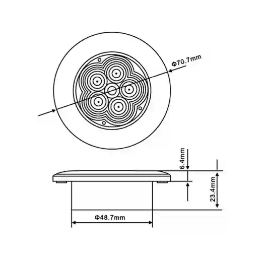 E012041 MARINE LED Ceiling Light