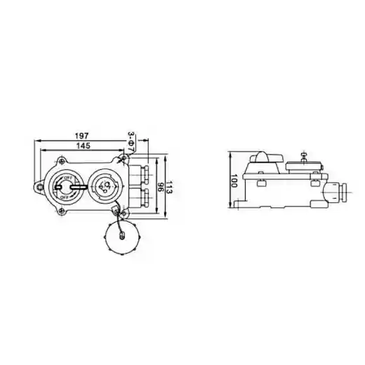 792775 IEC Marine Watertight Plug