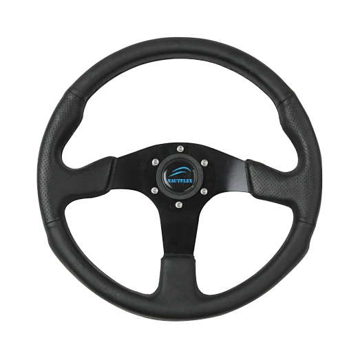 PU Foam Cover Boat Steering Wheels 3 Spoke 3/4" Tapered Shaft For Yacht BZFX-A07X