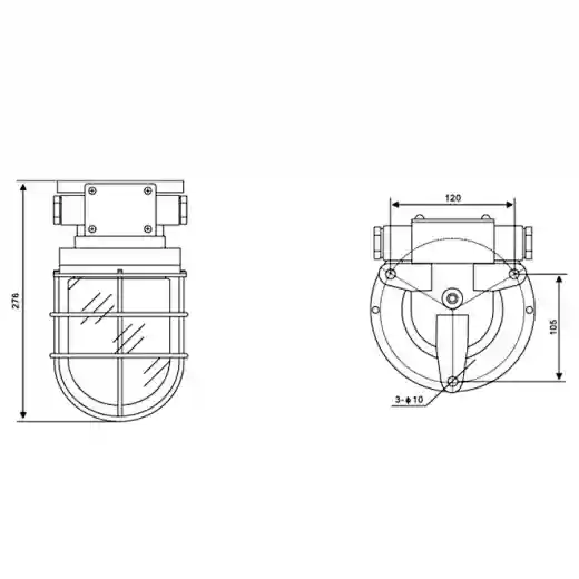 DS7-3M Marine Work Light