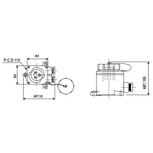 792762 IEC Marine Watertight Plug
