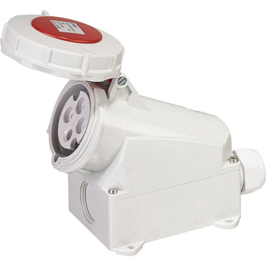 Nylon Reefer Container Socket Receptacle 380-440V 32-63A 3P+E