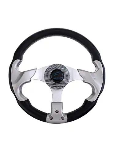PU Foam Cover Boat Steering Wheels 3 Spoke 3/4" Tapered Shaft For Yacht BZFX-A02