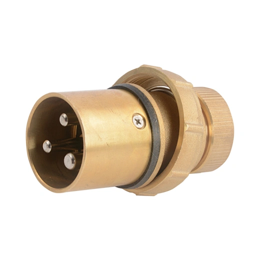 792851 USCG Brass Marine Watertight Plug