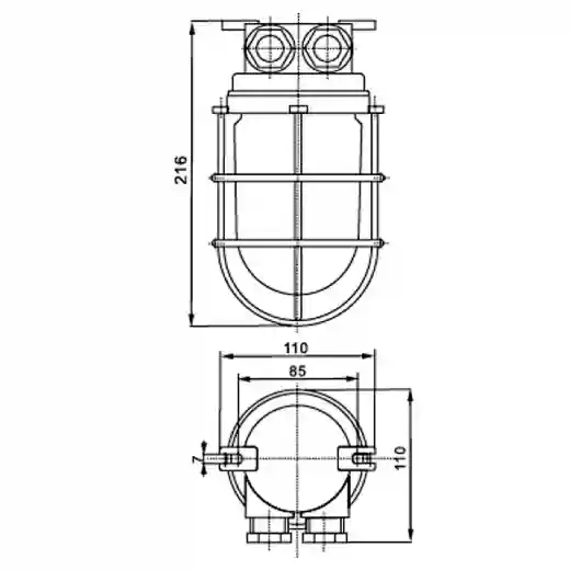 CCD6-2B Marine Pendant Light